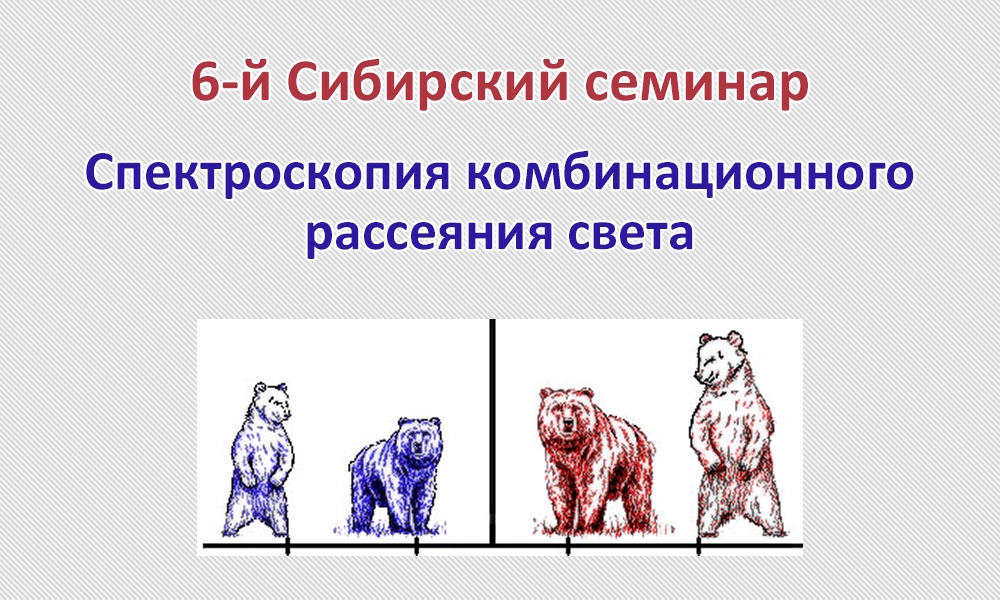 6 Сибирский семинар Спектроскопия комбинационного рассеяния света